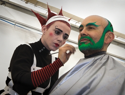 Streets of Brighton - Hairdressing Tent